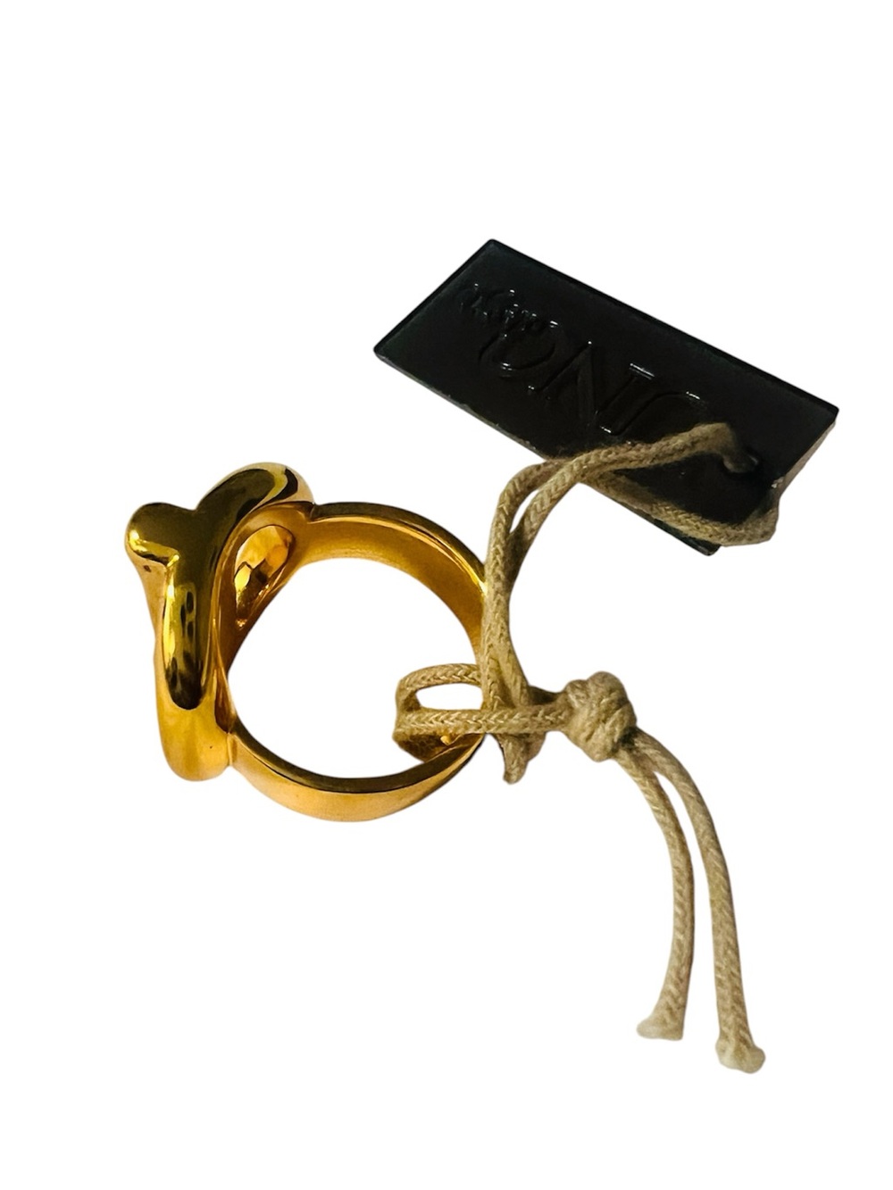 NWT UNO de 50 "On/Off" 18k Gold Plated Ring - Size 8.5 - Picture 10 of 14
